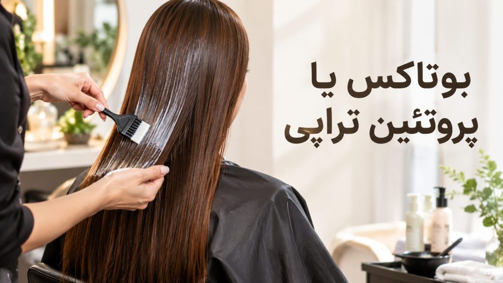 تفاوت بوتاکس مو و پروتئین تراپی در سالن زیبایی