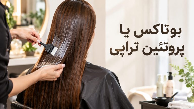 تفاوت بوتاکس مو و پروتئین تراپی در سالن زیبایی