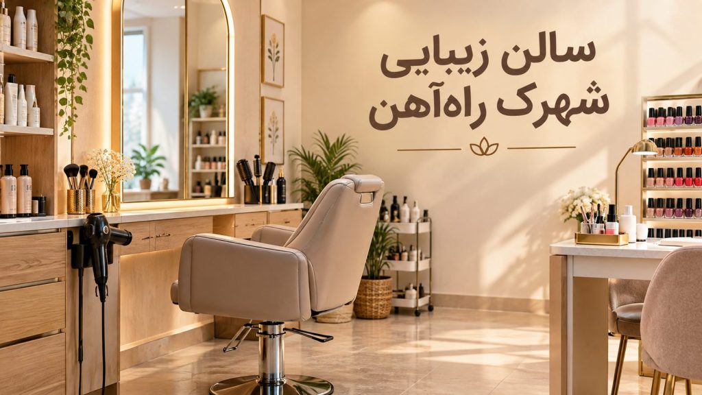 بهترین سالن زیبایی شهرک گلستان و راه‌آهن؛ فضای یک سالن زنانه